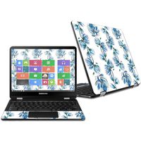 Mightyskins Skin Compatible with Samsung Chromebook Pro 12.3" - Blue Vines | Protective, Durable, and Unique Vinyl Decal Wrap Cover | Easy to Apply, Remove, and Change Styles | Made in The USA