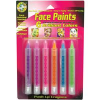 Crafty Dab Face Paint Push-Up Crayons - Brilliant Colors