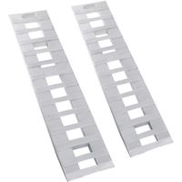 BestEquip 72x13.5 Inch Aluminum Ramps 6500LBS Capacity Car Trailer Truck ATV Ramps 1 Pair 2 Ramps