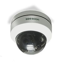 1080P IP Camera,Dome Security Camera with 3.6MM 355° Pan/ 90° Tilt Lens, IP66 Waterproof, Motion Detection Alarm,15 Meter Night Vision Support 128GB Micro SD