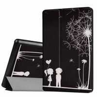 Egmy Protective Kindle Case, Popular Flip Leather Case Cover Holder for Amazon Kindle Fire HD 8 Inch Tablet 2016 (E)