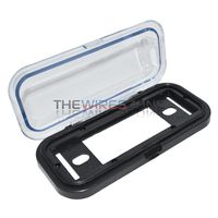 Clear Universal Water-Resistant 1-DIN Marine Boat Radio Stereo Housing Cover