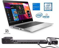 HP Elitebook 840 G5 with Docking Station 14" Full HD FHD (1920x1080) Business Laptop (Intel Quad-Core i5-8250U, 16GB DDR4 RAM, 1TB PCIe SSD), Backlit, Fingerprint, Thunderbolt, Windows 10 Pro 64-bit