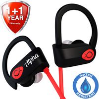 Alpha Beats Wireless Earbuds - Exclusive 2019 - Best Wireless Earbuds - Workout Headphones - Sport Headphones - Running Headphones - Waterproof Headphone - IPX7 - w/Mic Noise Canceling - for Women Men