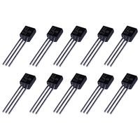 flsahtree 10pcs 78L05 CJ78L05 Linear Voltage Regulator IC Positive Fixed Output 5V 100mA TO-92 with Copper Plated feet...