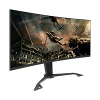 VIOTEK GN35DA 35-Inch Curved Ultrawide Gaming Monitor | 144Hz (200Hz OC) UWFHD HDR 21:9 | HDMI 2.0 DP DVI w/FreeSync | Adjustable Swivel, Tilt & Height (VESA)