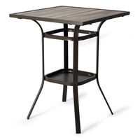 Kozyard Isabella High Swivel Bar Stools/Chair Set for Home Patio, Back Yard, Cafes, Bistro, Restaurants and Chic Bars (Table)