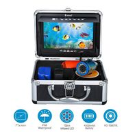 Eyoyo 7" TFT LCD Monitor Fishing Camera Portable Underwater Fish Finder 30M HD 1000TVL with 12 Infrared Lights for Ocean,Ice,Lake,Boat,Kayak Fishing