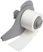 Brady M71-20-351 2" Width x 1" Height White Color B-351 Tamper-Resistant Vinyl Labels With Matte Finish For BMP71 Printers (100 Per Roll)