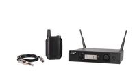 Shure GLXD14R-Z2 Rechargeable Wireless System with WA302 2.5' TA4F to 1/4" Guitar Cable, Half Rack