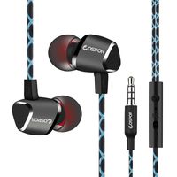 Wired Earphones,COSPOR Magnetic Earbuds Stereo Headphones with Microphone and for Smart Phones,PC,Tablet-Grey