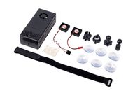 Summitlink V3 Case Dual Fans for Stratux ADS-B Kit Fits AHRS Module and GPYes (Black)