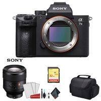 Sony Alpha a7 III Full Frame Mirrorless Digital Camera (Body Only) ILCE7M3/B - Bundle Kit with Sony FE 85mm f/1.4 GM Lens + More