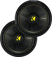 2) KICKER 44CWCD104 CompC 10" 1000w Dual 4-Ohm Car Audio Subwoofers Subs CWCD104