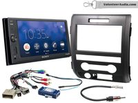 Sony XAV-V10BT Double Din Radio Install Kit With Sirius XM Ready Fits 2009-2014 F-150