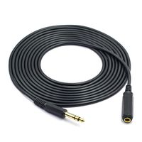 SiYear 6.35mm (1/4 inch) Stereo Male to 6.35mm (Quarter Inch)1/4" Female TRS Jack Audio Cable Stereo Cord, Headphone Extension Cable (15FT/4.5M)