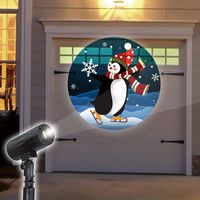 Solayman Tech Holiday LED Penguin Projector