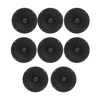 Audiopipe 250 Watt 6" Low/Mid Frequency Car Stereo Loudspeaker Speaker (8 Pack)