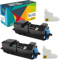 Do it Wiser Compatible Toner Cartridge Replacement for Kyocera TK-3122 Kyocera Ecosys FS-4200DN M3550idn 1T02L10US0 (Black, 2-Pack)