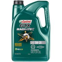 Castrol 03063 GTX MAGNATEC 5W-20 Full Synthetic Motor Oil, Green , 5 Quart