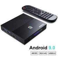 Android 9.0 TV Box,F2 Smart TV Box 4GB RAM 64GB ROM Amlogic S905X2 Quad Core 64bit,Support 2T2R Dual Band WiFi 5G 2.4G/HDR 3D 4K@60fps,Ultra HD/USB 3.0 HDMI 2.1 BT 4.2 (F2(4+64))