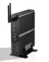 Kingdel Fanless Mini Desktop Computer, Mini PC with Intel i7 CPU, 16GB RAM, 512GB SSD, 2xHD Ports, 2xLAN, All Metal Body, Windows 10 Pro