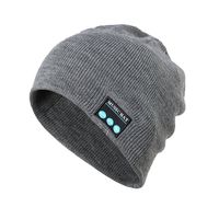 Wireless Bluetooth Beanie,Unisex Outdoor Sport Knit Hat with Stereo Speakers & Microphone