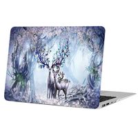 MacBook Pro 15 Inch Case, Funut Rubber Coated Glossy Plastic Hard Case Shell Fashion Style for MacBook Pro 15 Inch A1286, Two Deers