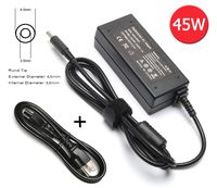 LA45NM140 KXTTW JT9DM HK45NM140 AC Adapter Charger for Dell Inspiron 15 5000 5555 5558 5559 3552 7558 7595;Dell XPS 13 9350 9360 9365 3943 9333 9343 9344-45W 19.5V 2.31A Laptop Charger