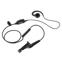 BOMMEOW BSE12-M9 C-Shape Swivel Style Earpiece Headset for Motorola Radio XPR6000 XPR6350