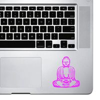 StickAny Palm Series Buddha Thin Sticker for MacBook Pro, Chromebook, and Laptops (Hot_Pink)