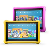 Fire HD 10 Kids Edition Tablet 2-Pack, 10.1" 1080p Full HD Display, 32 GB, Pink/Yellow Kid-Proof Case (Previous Generation - 7th)