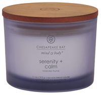 Chesapeake Bay Candle Scented Candle, Serenity + Calm (Lavender Thyme), Coffee Table