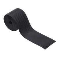 D-Line Cable Grip Strip | Floor Cable Cover for Commercial Office Carpet Only | Hold Cords in Place Under Desks and Around The Perimeter of Rooms | 3" Width X 10' Length - Black