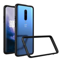 RhinoShield Bumper Case for OnePlus 7T Pro/OnePlus 7 Pro [CrashGuard] | Shock Absorbent Slim Design Protective Cover [3.5M/11ft Drop Protection] - Black