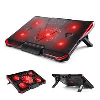 ElementDigital Laptop Cooler Cooling Pad Radiator Ultra Quiet Wind Speed Notebook Computer Laptop Cooler with Adjustable Stand Cooling Pad Adjustable Height and Speed for Gamers and Office