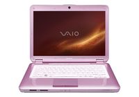 Sony VAIO VGN-CS215J/P 14.1-Inch Laptop (2.0 GHz Intel Core 2 Duo T6400 Processor, 4 GB RAM, 250 GB Hard Drive, Vista Premium) Pink