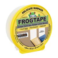 FROGTAPE 280222 Delicate Surface Painter's Tape with PaintBlock, 1.88 inch Width, Yellow