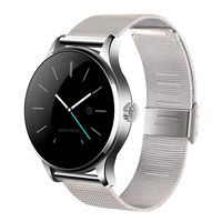 SEPVER All-in-1 K88h Smart Watch Round IPS Screen Bluetooth 4.0 Heart Rate Monitor Pedometer sync Calls and Messages Compatible with iPhone and Android Smart Phones