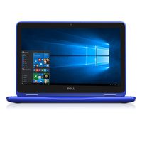 Dell i3168-3271BLU 11.6' HD 2-in-1 Laptop (Intel Pentium N3710 1.6GHz Processor, 4 GB DDR3L SDRAM, 500 GB HDD, Windows 10) Bali Blue (Renewed)