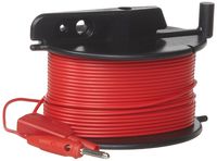 Fluke GEO CABLE-REEL 50M Durable Red Cable Reel for Earth Ground Testing, 50m Length