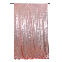 San Tungus Rose Gold Wedding Sequin YouTube Videos Backdrop Sparkly Curtain for Home Decoration, 4ftx8ft