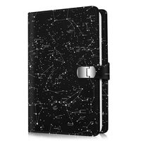 Fintie Wallet Photo Album for Fujifilm Instax Wide 300, Polaroid OneStep 2-64 Pockets (Snap Fastener) Album, Compatible with Polaroid POP, Originals 600 Camera 3.5x4.5 Inch Film (Constellation)