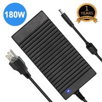 Dell Alienware Charger,180W 19.5V 9.23A Laptop Adapter for Dell Alienware 17 R3/15 R3/15 R2/X51 R2/13/14/M17X/M15X/M14X/X51, Dell Precision: M4600/M4700/M4800/M6300/M6400/M6500/M6600/M6700.[7.4x5.0mm]