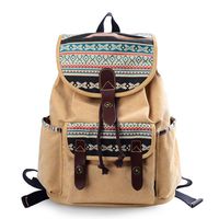 MoreChic Backpack for Teens Floral Laptop Backpack College Bags Women Shoulder Bag Daypack Bookbags Travel Bag (Brown)