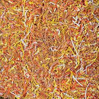 Worlds Crinkle Cut Paper Shred for Packing Filler Gift Wrap Basket Filler Colored Crinkle Paper 1LB Candy Corn