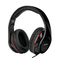 Active Noise Cancelling Over Ear Headphones with HI-Fi,20Hours for Music time Travel and Office Computer, Lightweight air Travel -Wired Black from FMLOVES