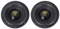 (2) Rockville W10K9D2 10" 6400 Watt Car Audio Subwoofers Dual 2-Ohm Subs