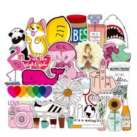 Cute Stickers 50 Pack,Water Bottle Stickers, Vinyl Waterproof Stickers, Decals for Laptop, Luggage, Car, Skateboard, Motorcycle, Bicycle Decal Graffiti Patches