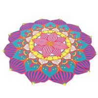 HOT, YANG-YI Fashion Round Printing Hippie Tapestry Beach Picnic Throw Yoga Mat Towel Blanket Decor (Blue, 57 inches Approx)